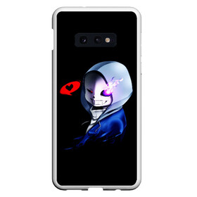 Чехол для Samsung S10E с принтом Undertale в Новосибирске, Силикон | Область печати: задняя сторона чехла, без боковых панелей | sans | undertale | андертале | андертейл | игра | подземная история | подземная сказка | санс | ундертале