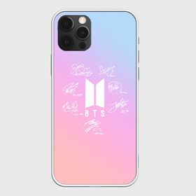 Чехол для iPhone 12 Pro Max с принтом BTS АВТОГРАФЫ в Новосибирске, Силикон |  | bangtan boys | bt21 | bts | бтс