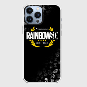 Чехол для iPhone 13 Pro Max с принтом R6S PRO LEAGUE в Новосибирске,  |  | 6 | outbreak | rainbow | rainbow six siege | six | tom clancys | радуга осада | том клэнси