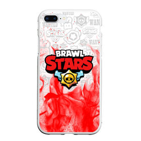 Чехол для iPhone 7Plus/8 Plus матовый с принтом BRAWL STARS в Новосибирске, Силикон | Область печати: задняя сторона чехла, без боковых панелей | android | brawl stars | colt | crow | games | leon | penny | poco. | shelly | spike | wanted | брав | бравл старс | звезды | игры | мобильные игры | старс