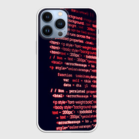 Чехол для iPhone 13 Pro Max с принтом HTMLPHP в Новосибирске,  |  | hugo weaving | pc | the matrix | код | компьютеры | матрица | матрица 4 | программист | программный код | цифры