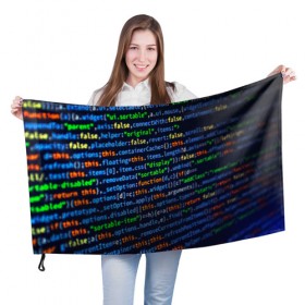 Флаг 3D с принтом ПРОГРАММИРОВАНИЕ в Новосибирске, 100% полиэстер | плотность ткани — 95 г/м2, размер — 67 х 109 см. Принт наносится с одной стороны | hugo weaving | pc | the matrix | код | компьютеры | матрица | матрица 4 | программист | программный код | цифры