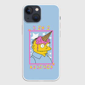 Чехол для iPhone 13 mini с принтом I am a Unicorn в Новосибирске,  |  | bart | deliciouse | family | homer | lisa | maggy | marge | ralph | simpsons | simpsonsfamily | unicorn | wiggum | барт | виггам | гомер | еда | единорог | лиза | мегги | ральф | семья | симпсоны