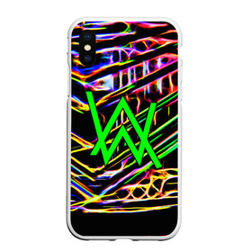 Чехол для iPhone XS Max матовый с принтом ALAN WALKER DJ в Новосибирске, Силикон | Область печати: задняя сторона чехла, без боковых панелей | alan walker | aw | electro | electro music | music | алан уокер | музыка | музыкант | электро | электронная музыка