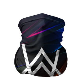 Бандана-труба 3D с принтом ALAN WALKER STRIPES в Новосибирске, 100% полиэстер, ткань с особыми свойствами — Activecool | плотность 150‒180 г/м2; хорошо тянется, но сохраняет форму | alan walker | aw | electro | electro music | music | алан уокер | музыка | музыкант | электро | электронная музыка