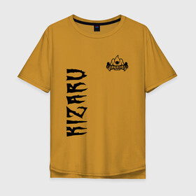 Мужская футболка хлопок Oversize с принтом KIZARU HAUNTED F. в Новосибирске, 100% хлопок | свободный крой, круглый ворот, “спинка” длиннее передней части | family | haunted | karmageddon | karmagedon | kizaru | кармагеддон | кармагедон | кизару | фэмили | хаунтед