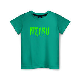 Детская футболка хлопок с принтом KIZARU ACID (HF на спине) в Новосибирске, 100% хлопок | круглый вырез горловины, полуприлегающий силуэт, длина до линии бедер | family | haunted | karmageddon | karmagedon | kizaru | кармагеддон | кармагедон | кизару | фэмили | хаунтед