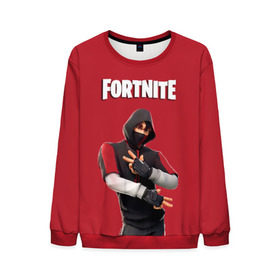 Мужской свитшот 3D с принтом IKONIK FORTNITE в Новосибирске, 100% полиэстер с мягким внутренним слоем | круглый вырез горловины, мягкая резинка на манжетах и поясе, свободная посадка по фигуре | 10 | battle | fort | fortnite | ikonik | royale | season | битва | иконик | королевская | сезон | форт | фортнайт