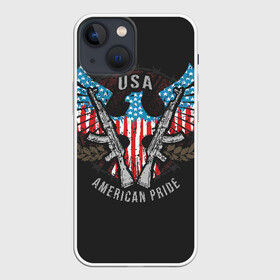 Чехол для iPhone 13 mini с принтом Army Forces в Новосибирске,  |  | eagle | states | united | usa | армейские | армия | камуфляж | орел | служба | снайпер | соединенных | солдат | сша | форма | штатов