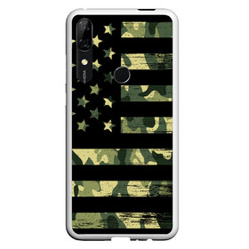 Чехол для Honor P Smart Z с принтом American Flag Camo в Новосибирске, Силикон | Область печати: задняя сторона чехла, без боковых панелей | eagle | states | united | usa | армейские | армия | камуфляж | орел | служба | снайпер | соединенных | солдат | сша | форма | штатов