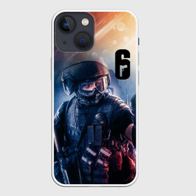 Чехол для iPhone 13 mini с принтом Tom Clancy’s Rainbow Six в Новосибирске,  |  | fuze | rainbow | rainbow six | tom clancy | tom clancy’s rainbow six | радуга | рэинбоусикс | щитовик