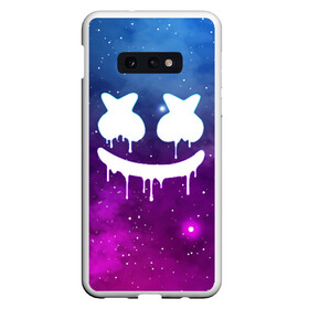 Чехол для Samsung S10E с принтом MARSHMELLO MELT SPACE в Новосибирске, Силикон | Область печати: задняя сторона чехла, без боковых панелей | Тематика изображения на принте: america | dj | marshmello | usa | америка | маршмелло