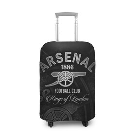 Чехол для чемодана 3D с принтом Arsenal в Новосибирске, 86% полиэфир, 14% спандекс | двустороннее нанесение принта, прорези для ручек и колес | arsenal | arsenal fc | the gunners | английский клуб | арсенал | лондон | лондонский арсенал | премьер лига | футбол | футболист | футбольный клуб