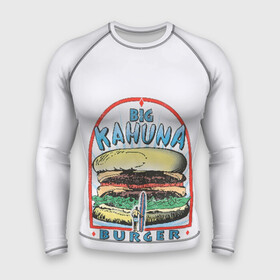 Мужской рашгард 3D с принтом Big Kahuna Burger в Новосибирске,  |  | big kahuna | burger | kahuna | pulp fiction | голливуд | кино | криминальное чтиво