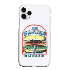 Чехол для iPhone 11 Pro Max матовый с принтом Big Kahuna Burger в Новосибирске, Силикон |  | big kahuna | burger | kahuna | pulp fiction | голливуд | кино | криминальное чтиво