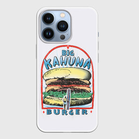 Чехол для iPhone 13 Pro с принтом Big Kahuna Burger в Новосибирске,  |  | big kahuna | burger | kahuna | pulp fiction | голливуд | кино | криминальное чтиво