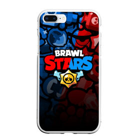 Чехол для iPhone 7Plus/8 Plus матовый с принтом BRAWL STARS в Новосибирске, Силикон | Область печати: задняя сторона чехла, без боковых панелей | android | brawl stars | colt | crow | games | leon | penny | poco. | shelly | spike | wanted | брав | бравл старс | звезды | игры | мобильные игры | старс