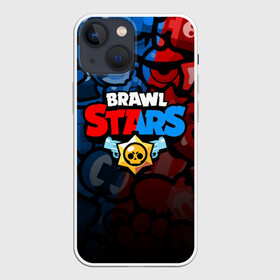 Чехол для iPhone 13 mini с принтом BRAWL STARS в Новосибирске,  |  | android | brawl stars | colt | crow | games | leon | penny | poco. | shelly | spike | wanted | брав | бравл старс | звезды | игры | мобильные игры | старс