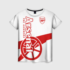 Женская футболка 3D с принтом Arsenal в Новосибирске, 100% полиэфир ( синтетическое хлопкоподобное полотно) | прямой крой, круглый вырез горловины, длина до линии бедер | arsenal | arsenal fc | the gunners | английский клуб | арсенал | лондон | лондонский арсенал | премьер лига | футбол | футболист | футбольный клуб