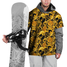 Накидка на куртку 3D с принтом львы в Новосибирске, 100% полиэстер |  | Тематика изображения на принте: fashion | luxury | texture | дорогая | дорогой | золото | люкс | паттерн | роскошь | серебро | стиль | стильная | текстура