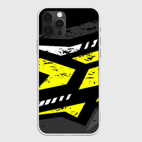 Чехол для iPhone 12 Pro Max с принтом Black Yellow в Новосибирске, Силикон |  | texture | абстракция | граффити | краски | линии | текстура | уличный стиль | яркая