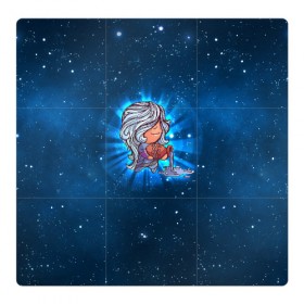 Магнитный плакат 3Х3 с принтом Водолей в Новосибирске, Полимерный материал с магнитным слоем | 9 деталей размером 9*9 см | вселенная | гороскоп | знаки зодиака | зодиак | космос | медитация | планеты