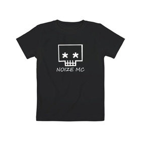 Детская футболка хлопок с принтом Noize MC в Новосибирске, 100% хлопок | круглый вырез горловины, полуприлегающий силуэт, длина до линии бедер | music | noize mc | rap | trend | музыка | новинки | рэп | тренды