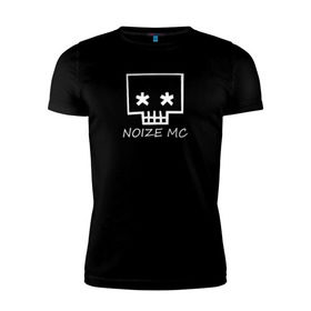 Мужская футболка премиум с принтом Noize MC в Новосибирске, 92% хлопок, 8% лайкра | приталенный силуэт, круглый вырез ворота, длина до линии бедра, короткий рукав | music | noize mc | rap | trend | музыка | новинки | рэп | тренды