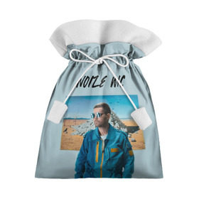 Подарочный 3D мешок с принтом Noize MC в Новосибирске, 100% полиэстер | Размер: 29*39 см | Тематика изображения на принте: music | noize | noize mc | rap | все как у людей | музыка | музыкант | надпись | нойз | нойз мс | рэп