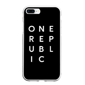 Чехол для iPhone 7Plus/8 Plus матовый с принтом One Republic (+спина) в Новосибирске, Силикон | Область печати: задняя сторона чехла, без боковых панелей | one republic | уан репаблик