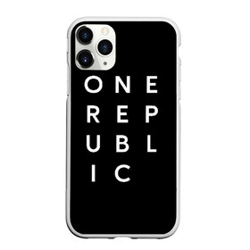 Чехол для iPhone 11 Pro матовый с принтом One Republic (+спина) в Новосибирске, Силикон |  | one republic | уан репаблик