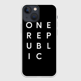 Чехол для iPhone 13 mini с принтом One Republic (+спина) в Новосибирске,  |  | one republic | уан репаблик