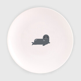 Тарелка с принтом Миленький тюлень в Новосибирске, фарфор | диаметр - 210 мм
диаметр для нанесения принта - 120 мм | Тематика изображения на принте: животные | карикатура | милота | тюлень | тюленьчик