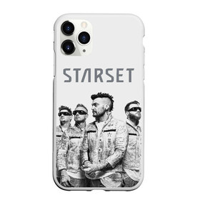 Чехол для iPhone 11 Pro матовый с принтом Starset Band в Новосибирске, Силикон |  | Тематика изображения на принте: logo | rock | starset | лого | рок | старсет