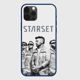 Чехол для iPhone 12 Pro с принтом Starset Band в Новосибирске, силикон | область печати: задняя сторона чехла, без боковых панелей | Тематика изображения на принте: logo | rock | starset | лого | рок | старсет