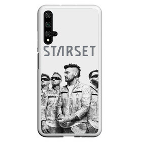 Чехол для Honor 20 с принтом Starset Band в Новосибирске, Силикон | Область печати: задняя сторона чехла, без боковых панелей | Тематика изображения на принте: logo | rock | starset | лого | рок | старсет