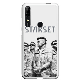 Чехол для Honor P Smart Z с принтом Starset Band в Новосибирске, Силикон | Область печати: задняя сторона чехла, без боковых панелей | Тематика изображения на принте: logo | rock | starset | лого | рок | старсет