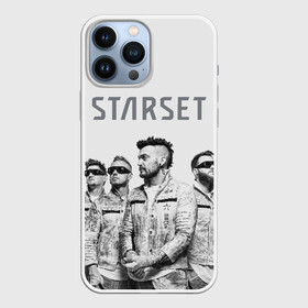 Чехол для iPhone 13 Pro Max с принтом Starset Band в Новосибирске,  |  | Тематика изображения на принте: logo | rock | starset | лого | рок | старсет