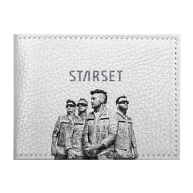 Обложка для студенческого билета с принтом Starset Band в Новосибирске, натуральная кожа | Размер: 11*8 см; Печать на всей внешней стороне | Тематика изображения на принте: logo | rock | starset | лого | рок | старсет