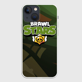 Чехол для iPhone 13 mini с принтом Brawl Stars в Новосибирске,  |  | brawl | bs | fails | leon | stars | supercell | tick | бой | босс | бравл | броубол | бс | герои | драка | звезд | осада | сейф | старс | цель
