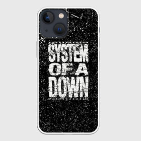 Чехол для iPhone 13 mini с принтом System of a Down в Новосибирске,  |  | soad | soil | system of a down | группа | дав | дарон малакян | джон долмаян | метал | оф | рок | серж танкян | систем | соад | сод | соэд | шаво одаджян | э доун