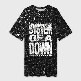 Платье-футболка 3D с принтом System of a Down в Новосибирске,  |  | soad | soil | system of a down | группа | дав | дарон малакян | джон долмаян | метал | оф | рок | серж танкян | систем | соад | сод | соэд | шаво одаджян | э доун