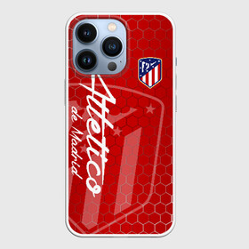 Чехол для iPhone 13 Pro с принтом Атлетико Мадрид в Новосибирске,  |  | atletico | club atletico de madrid | атлетико | атлетико мадрид | мадридский атлетико | форма | футбол | футболист | футбольный клуб