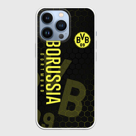 Чехол для iPhone 13 Pro с принтом Боруссия Дортмунд в Новосибирске,  |  | borussia | borussia dortmund | боруссия | боруссия дортмунд | дортмундская боруссия | форма | футбол | футболист | футбольный клуб