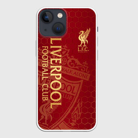 Чехол для iPhone 13 mini с принтом Ливерпуль в Новосибирске,  |  | liverpool | liverpool fc | ynwa | you never walk alone | ливерпуль | фан ливерпуля | фанатская | футбол | футболист | футбольный клуб | энфильд