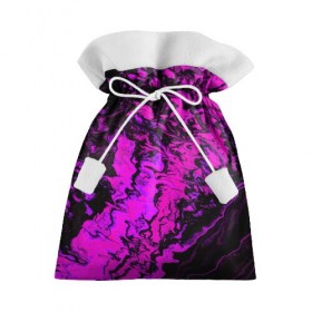 Подарочный 3D мешок с принтом Пурпурные краски в Новосибирске, 100% полиэстер | Размер: 29*39 см | abstract | acrylic | art | color | liquid | modern | paint | painting | splash | абстракция | акрил | арт | брызги | жидкость | искусство | краска | рисунок | современный