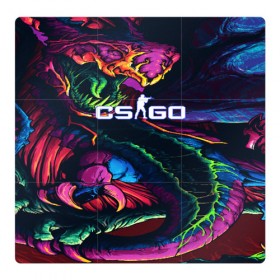 Магнитный плакат 3Х3 с принтом cs go:HyperBeast в Новосибирске, Полимерный материал с магнитным слоем | 9 деталей размером 9*9 см | Тематика изображения на принте: 