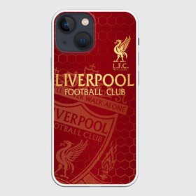 Чехол для iPhone 13 mini с принтом Ливерпуль в Новосибирске,  |  | liverpool | liverpool fc | ynwa | you never walk alone | ливерпуль | фан ливерпуля | фанатская | футбол | футболист | футбольный клуб | энфильд