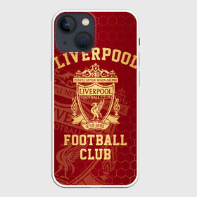 Чехол для iPhone 13 mini с принтом Ливерпуль в Новосибирске,  |  | liverpool | liverpool fc | ynwa | you never walk alone | ливерпуль | фан ливерпуля | фанатская | футбол | футболист | футбольный клуб | энфильд