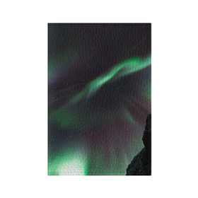 Обложка для паспорта матовая кожа с принтом Северное сияние в Новосибирске, натуральная матовая кожа | размер 19,3 х 13,7 см; прозрачные пластиковые крепления | звезда | звездное | звезды | космический | космос | космосе | небо | север | северное | сияние | сиянием | сияния
